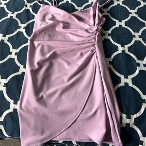 Purple mini dress
